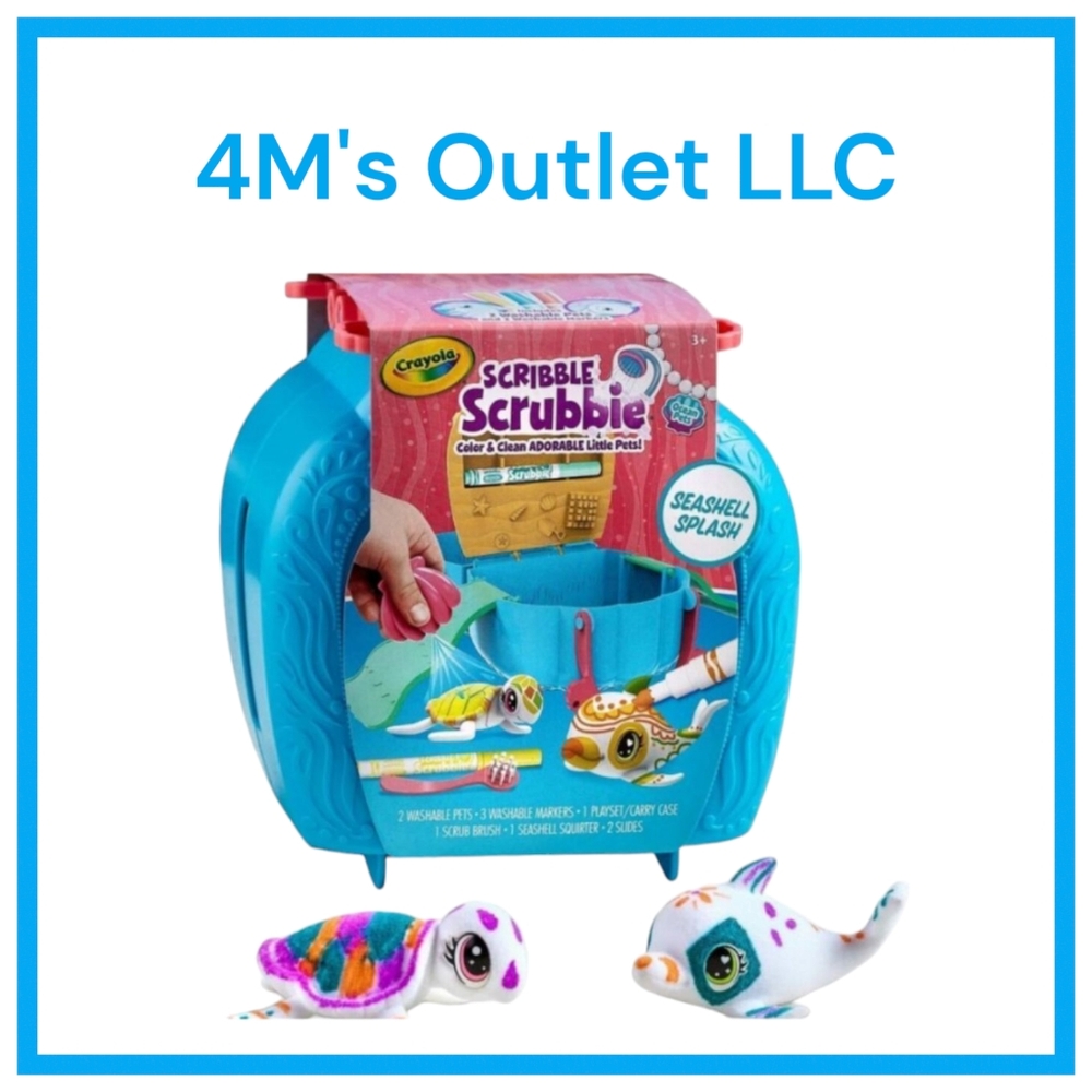 Home/Arts & Crafts/Gift Sets/Scribble Scrubbie Ocean Pets Seashell Scribble